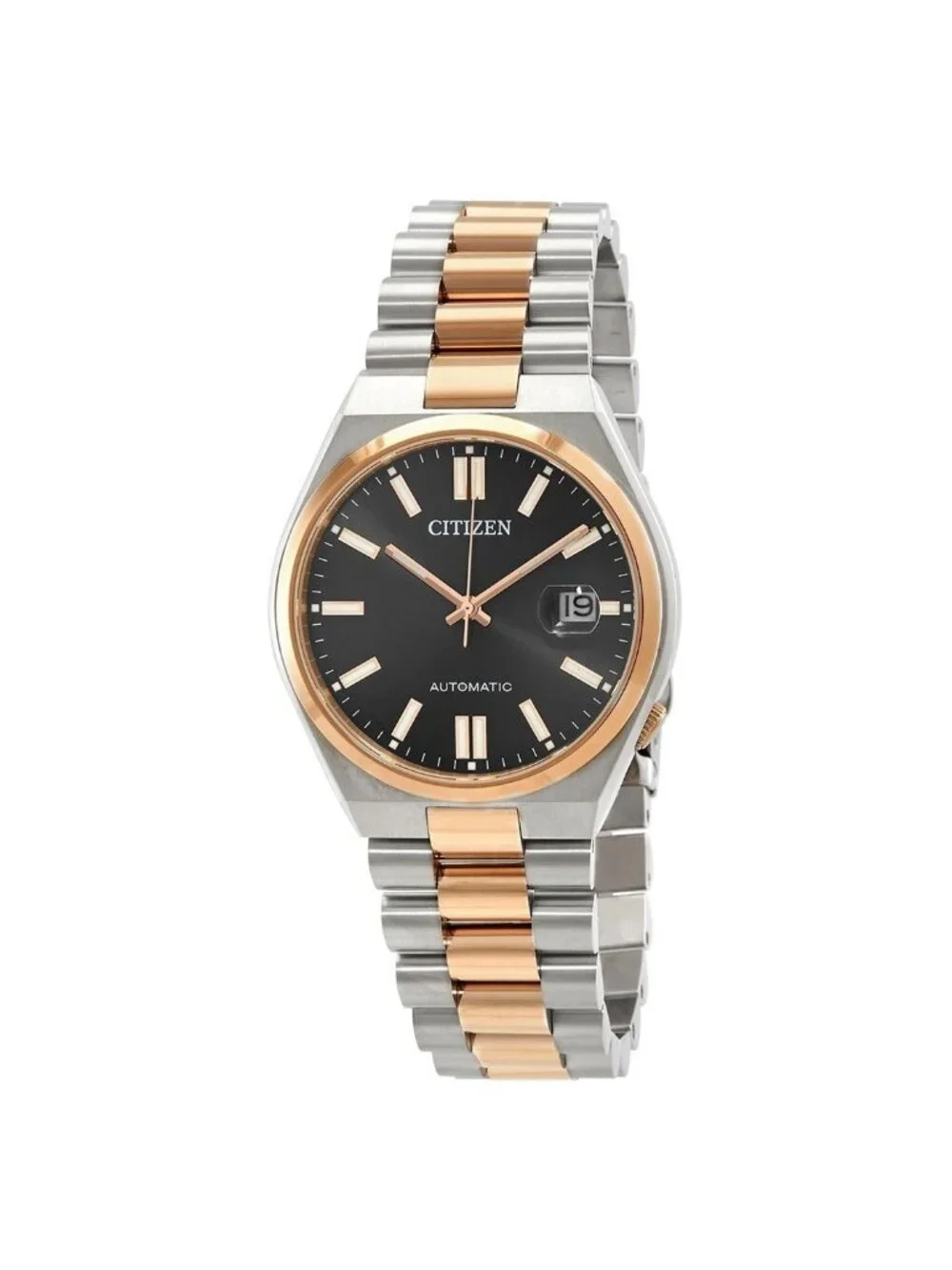 NWT Citizen Tsuyosa Automatic Black Dial Two-Tone Men's Watch
